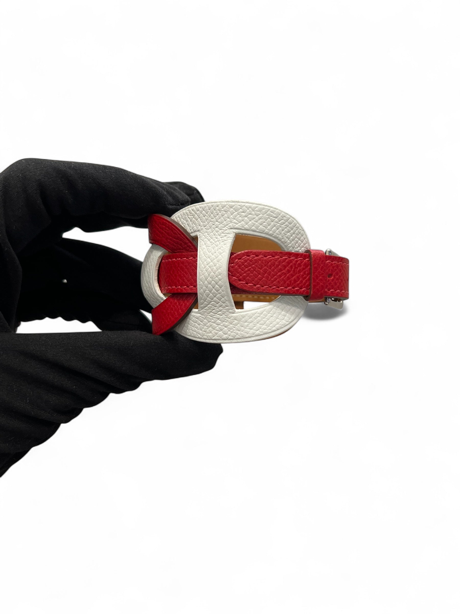 Hermès - Bracelet en cuir Chaîne d’Ancre t.M