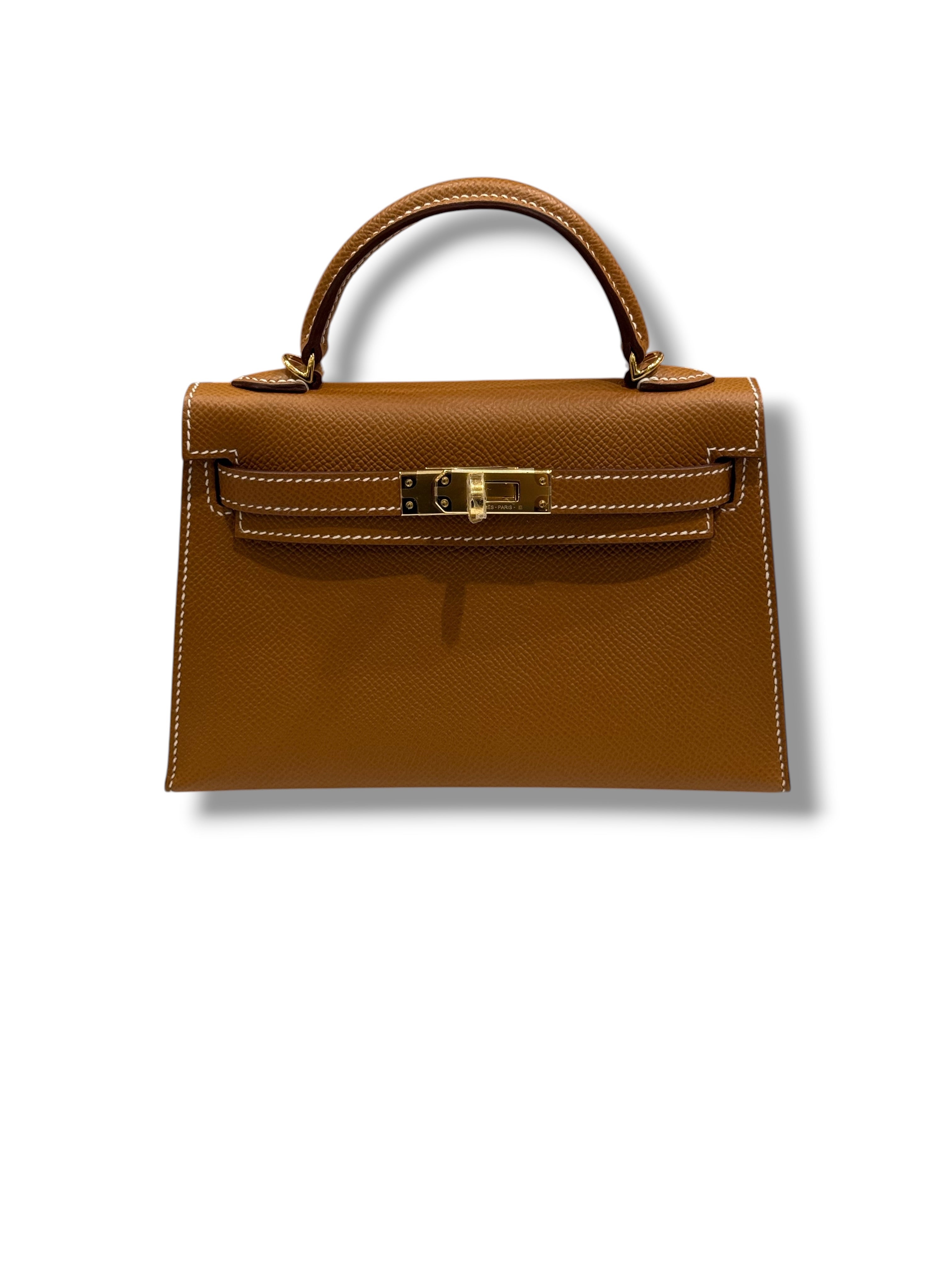 Hermès - Sac Kelly II sellier Mini Gold