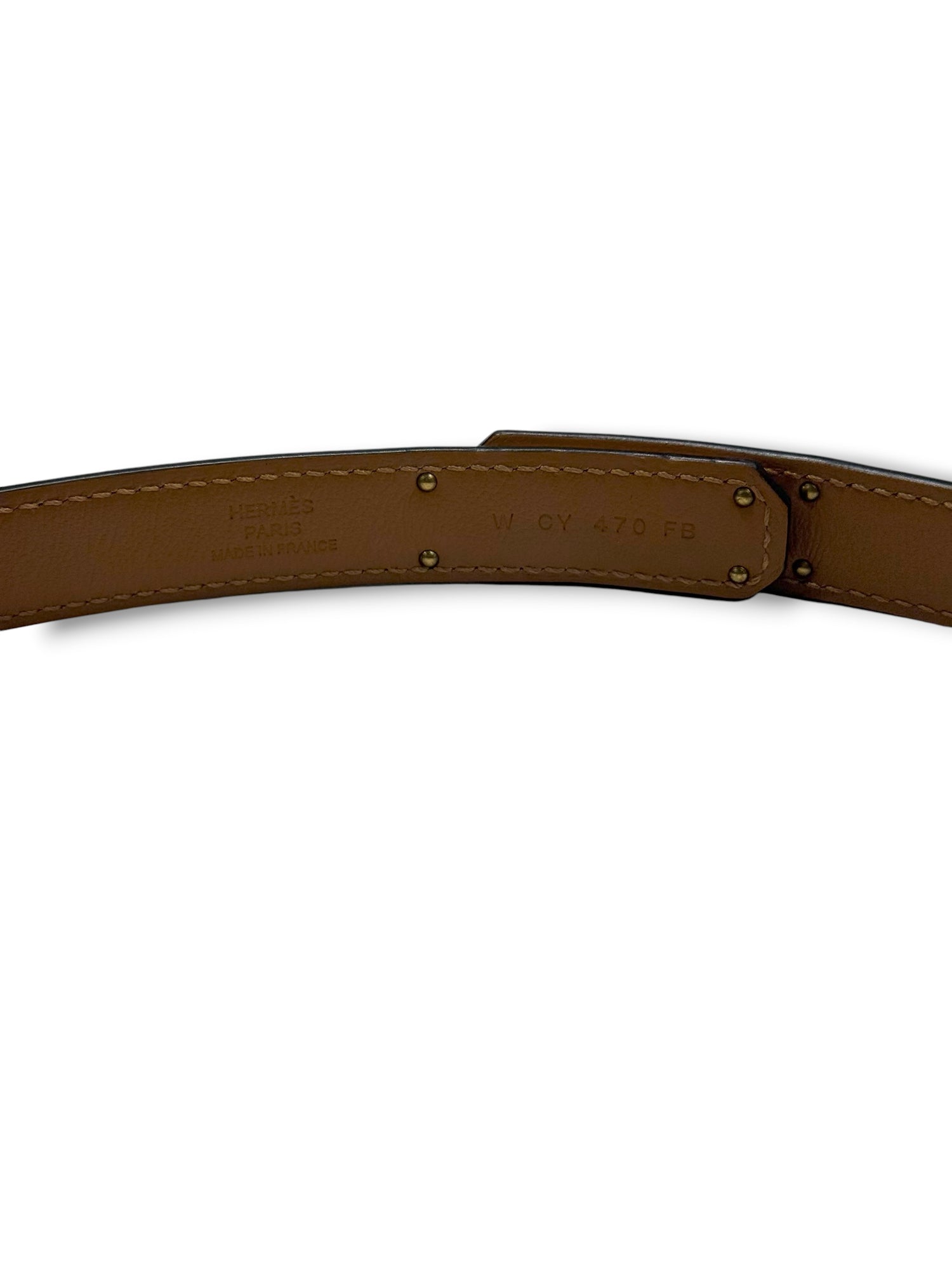 Hermès - ceinture Kelly Gold GHW