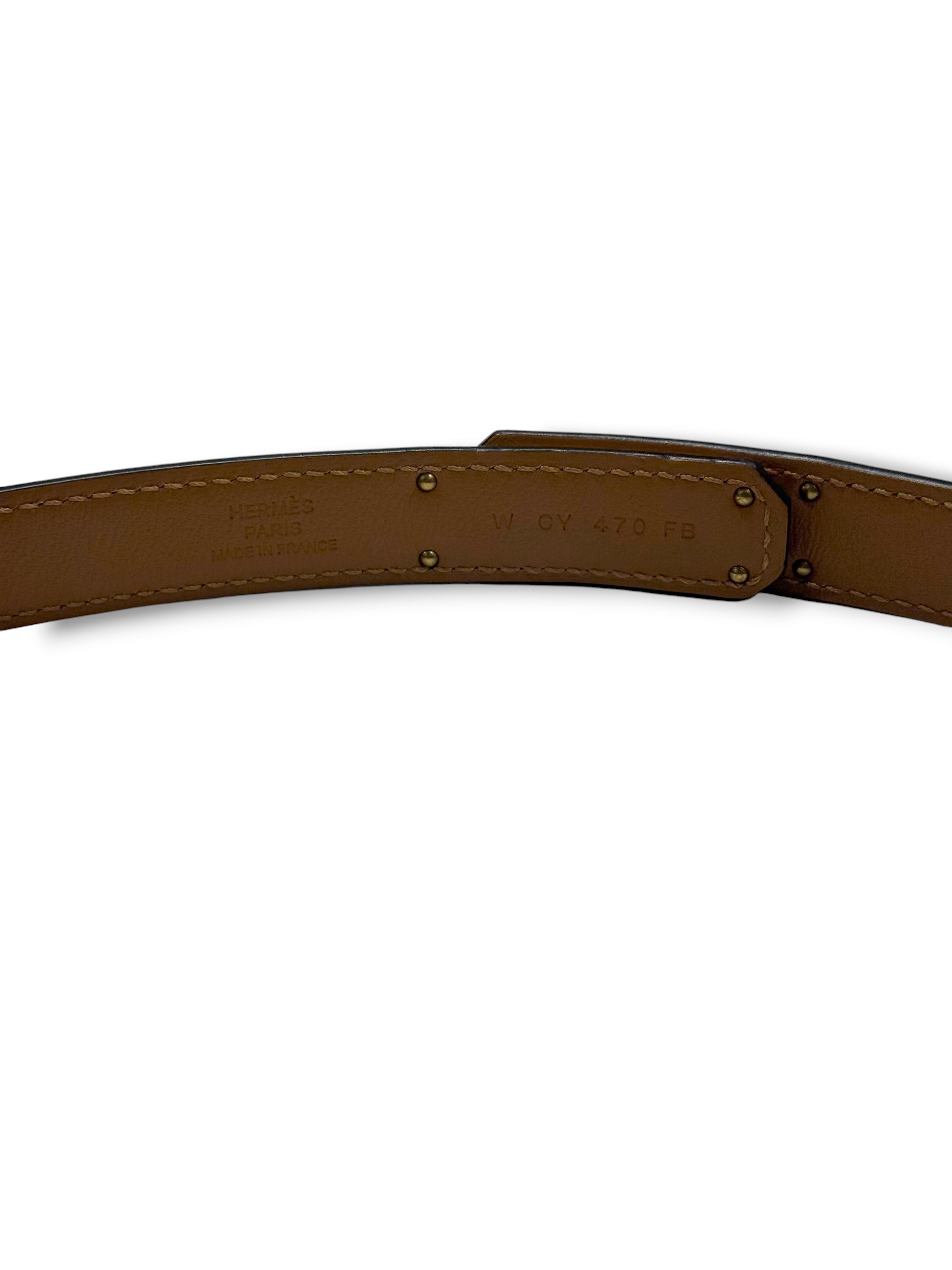 Hermès - ceinture Kelly Gold GHW