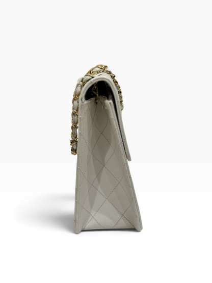 Chanel - Sac Timeless square blanc