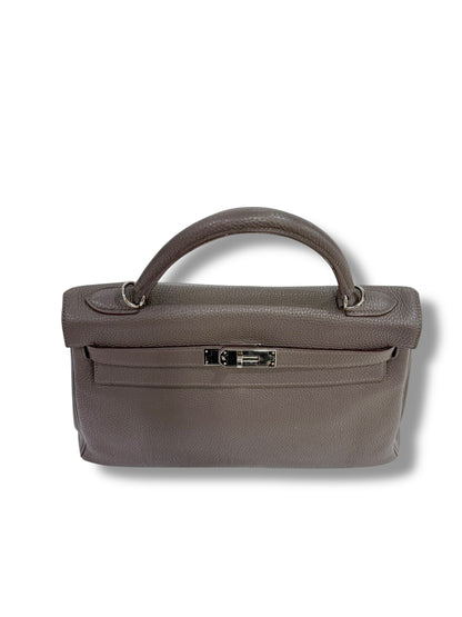 Hermès - Sac Kelly 32 étoupe