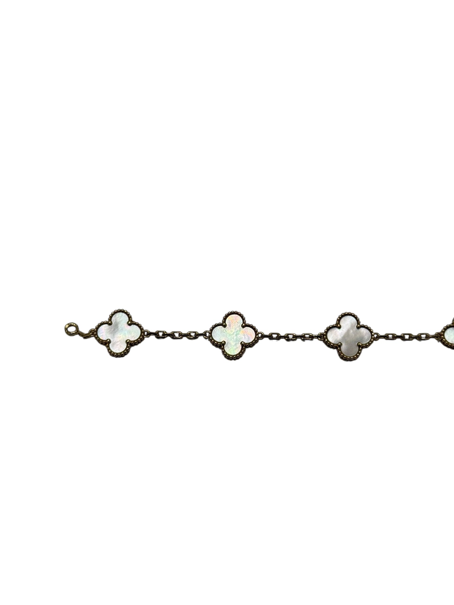 Van Cleef - Bracelet Vintage Alhambra 5 motifs Nacre