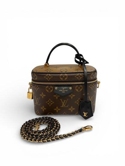 Louis Vuitton - Sac Vanity PM toile Monogram Reverse