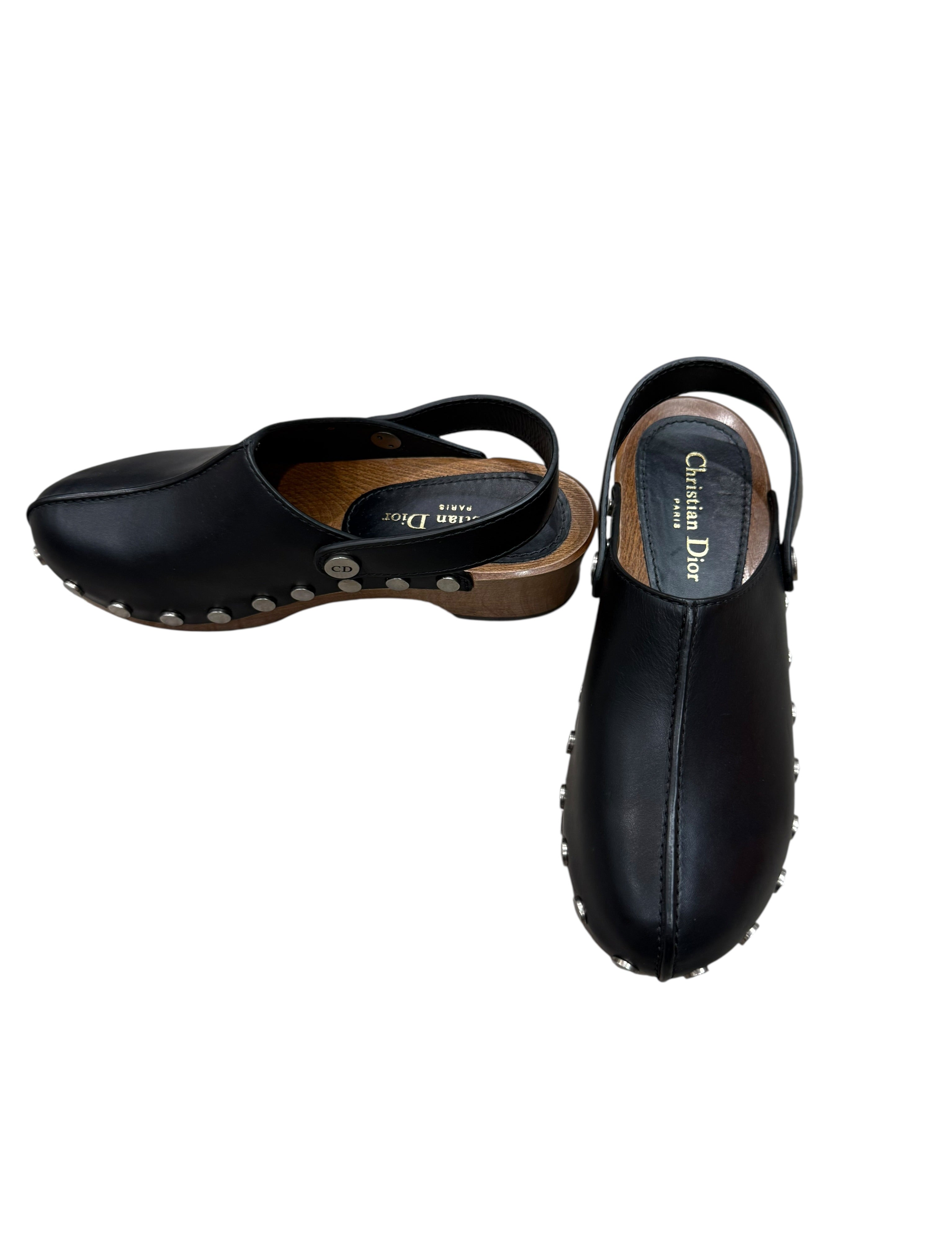 Christian Dior Sabots Noirs | Les Folies d’Eugénie