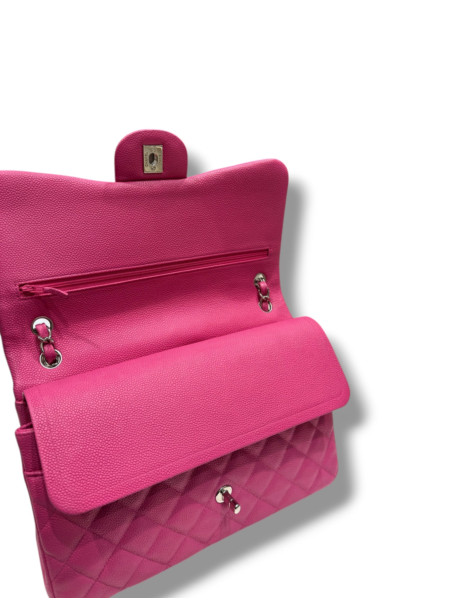 Chanel - Sac 11.12 Classique Rose Framboise