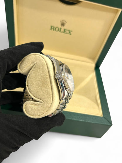 Rolex - Montre Datejust 36mm cadran floral
