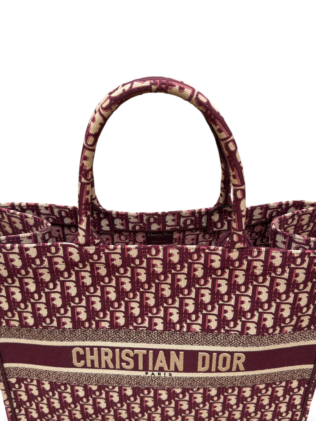 Dior – Cabas Book Tote Bordeaux