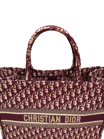 Dior - Sac Cabas Book Tote Bordeaux