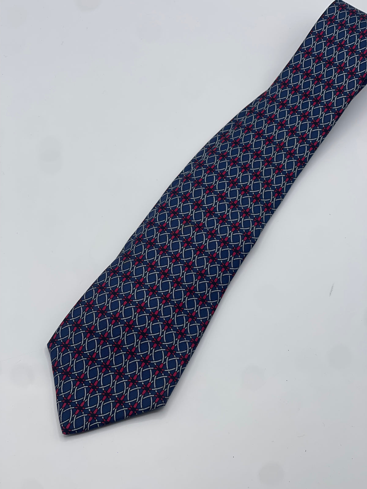 Hermès - Lace-pattern tie