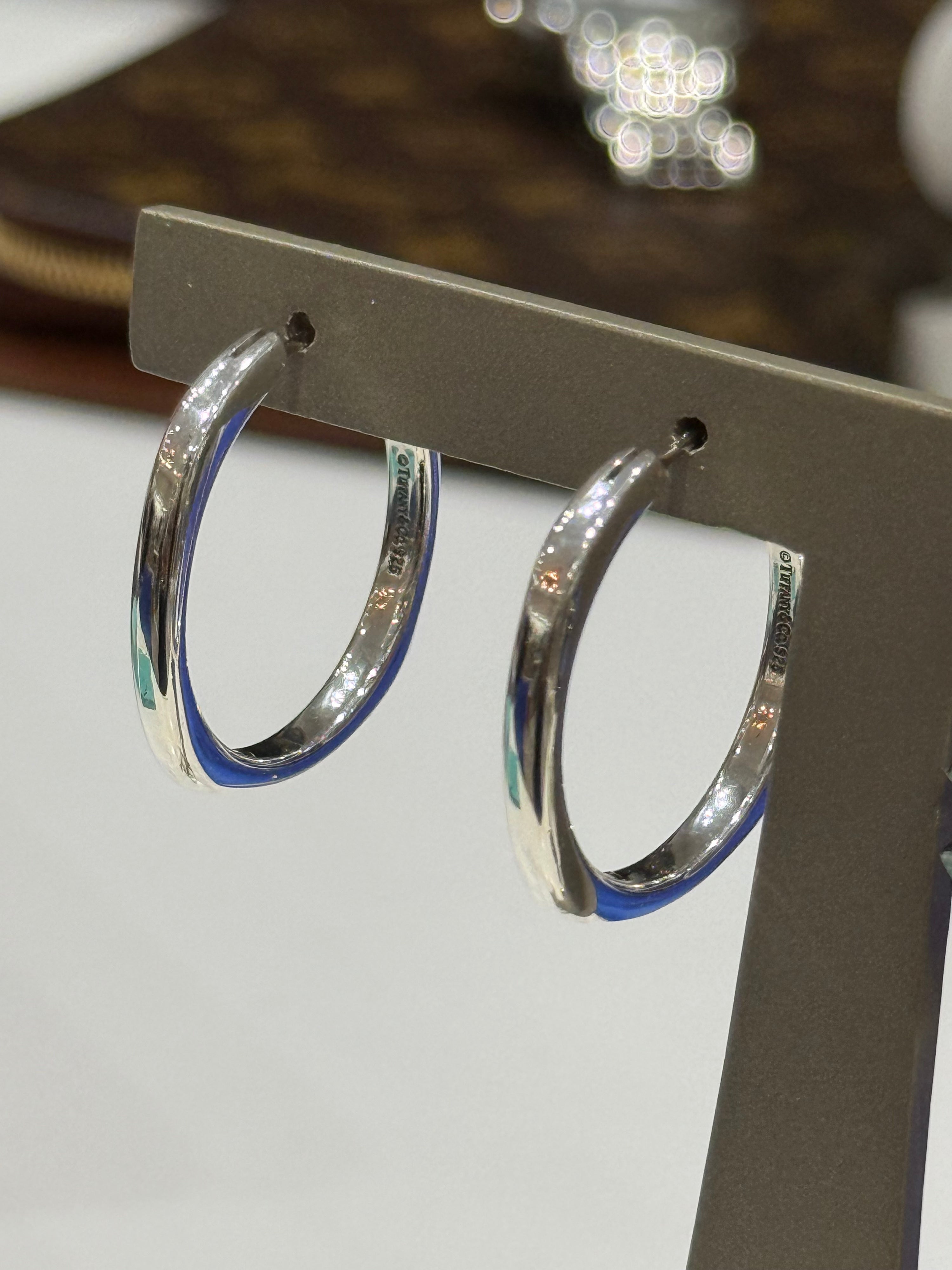 Tiffany &amp; Co – Creolen aus 925er Silber