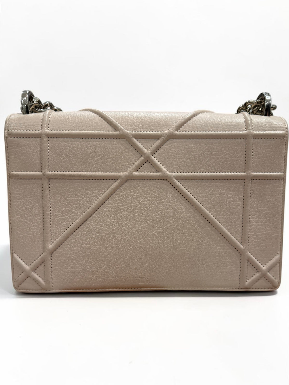 Christian Dior - Borsa Diorama in pelle rosa cipria