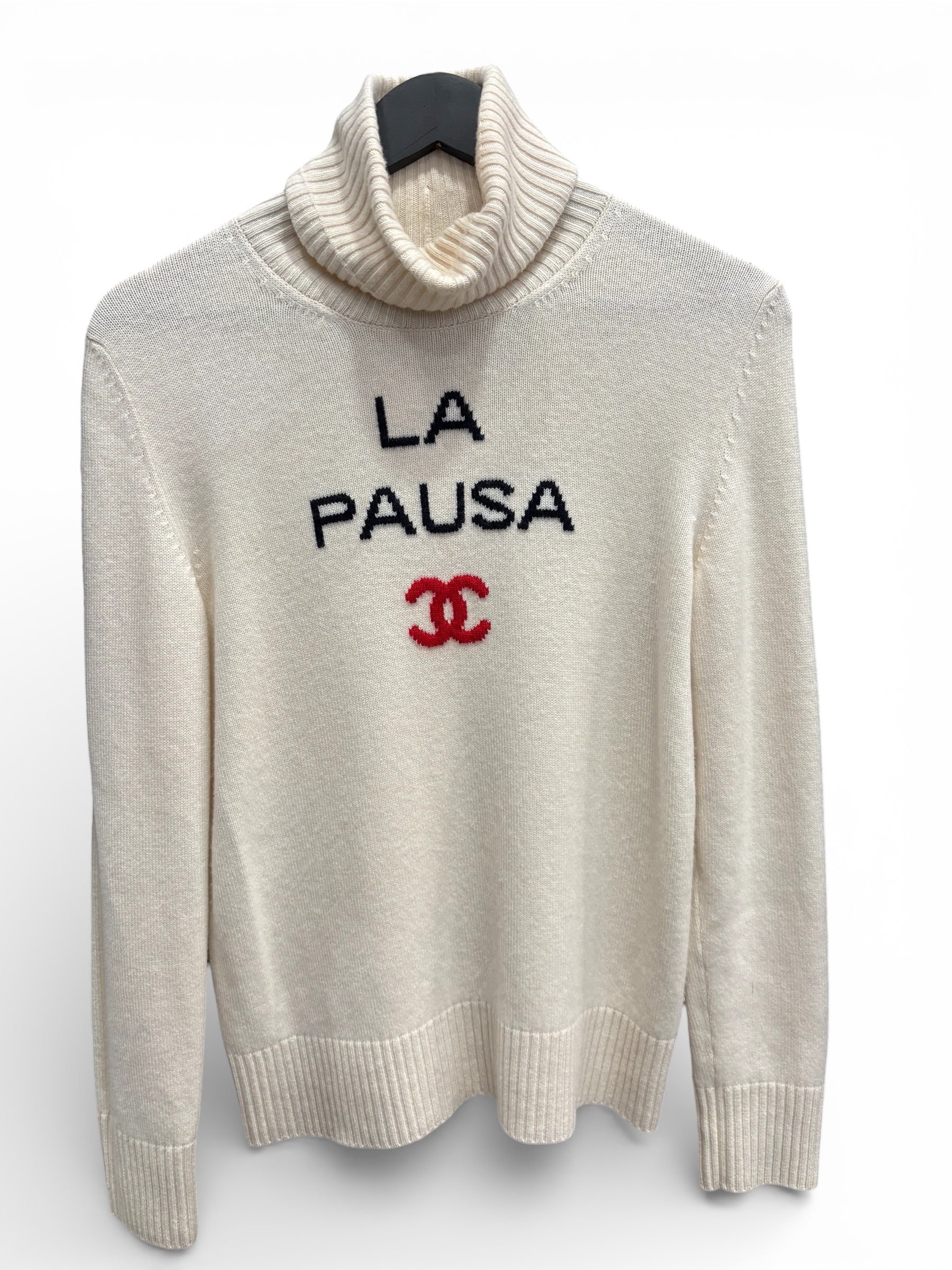 Chanel - Pull col roulé T34