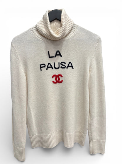 Chanel - Pull col roulé T34