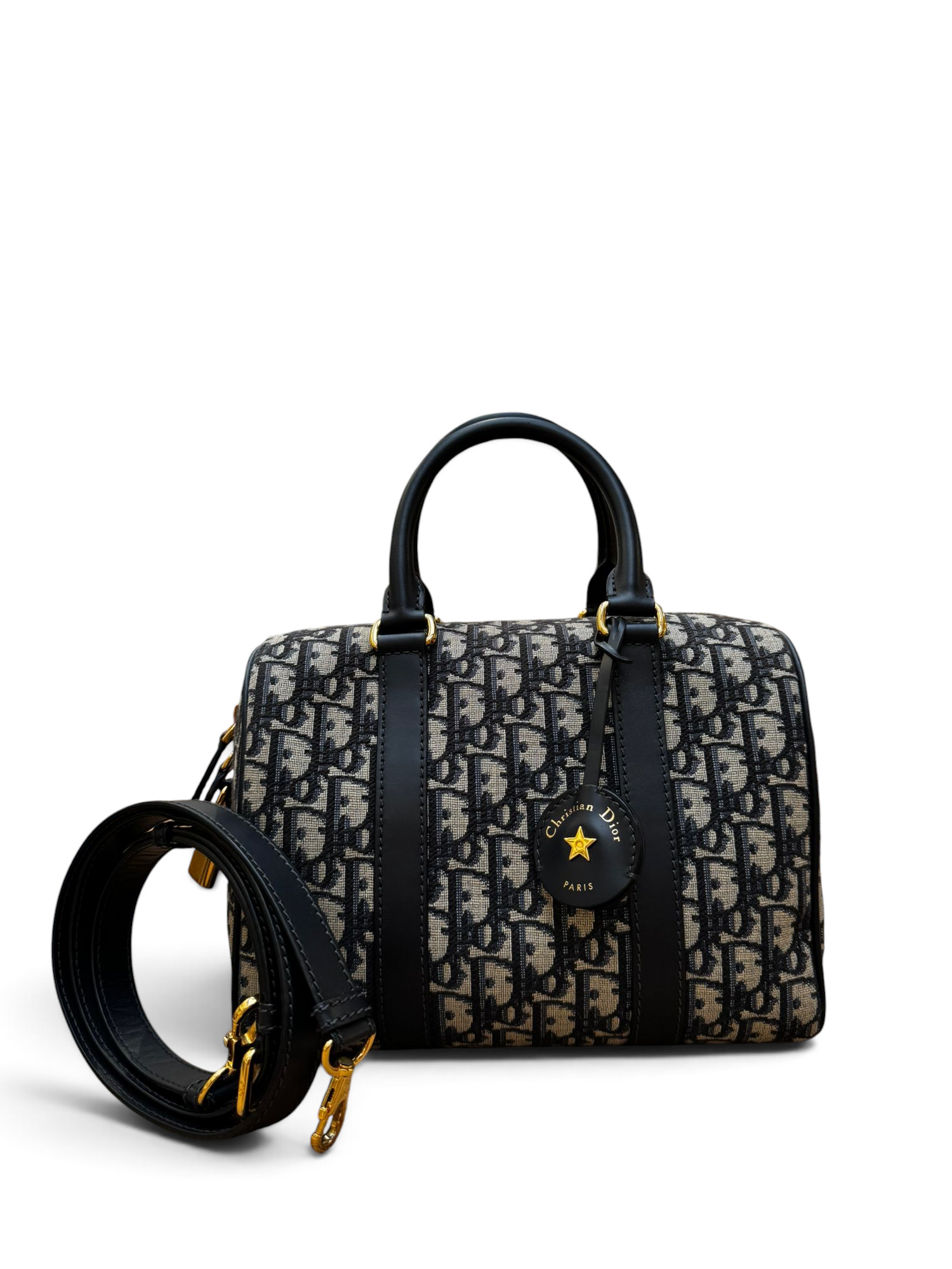 Dior - Sac Bowling en toile Jacquard monogramme oblique