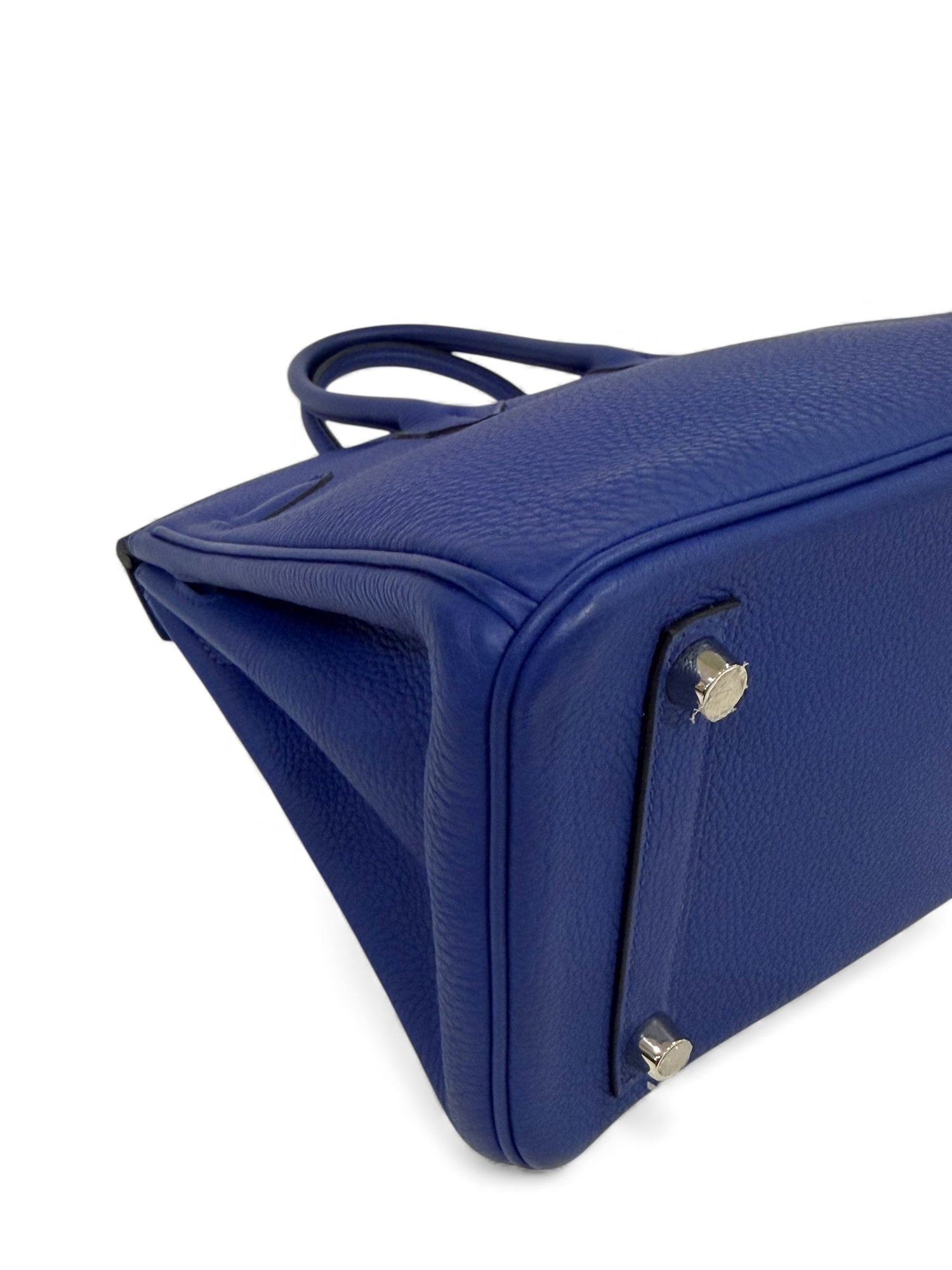 Hermès - Sac Birkin 25 bleu électrique