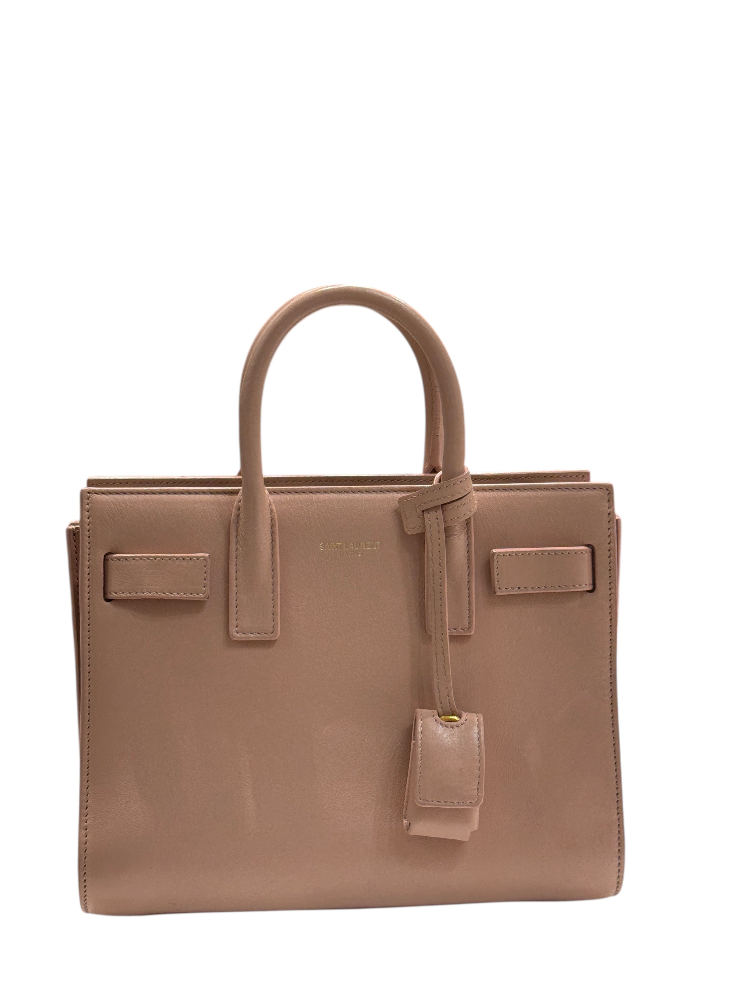 Saint Laurent - Sac de jour nano rose poudré