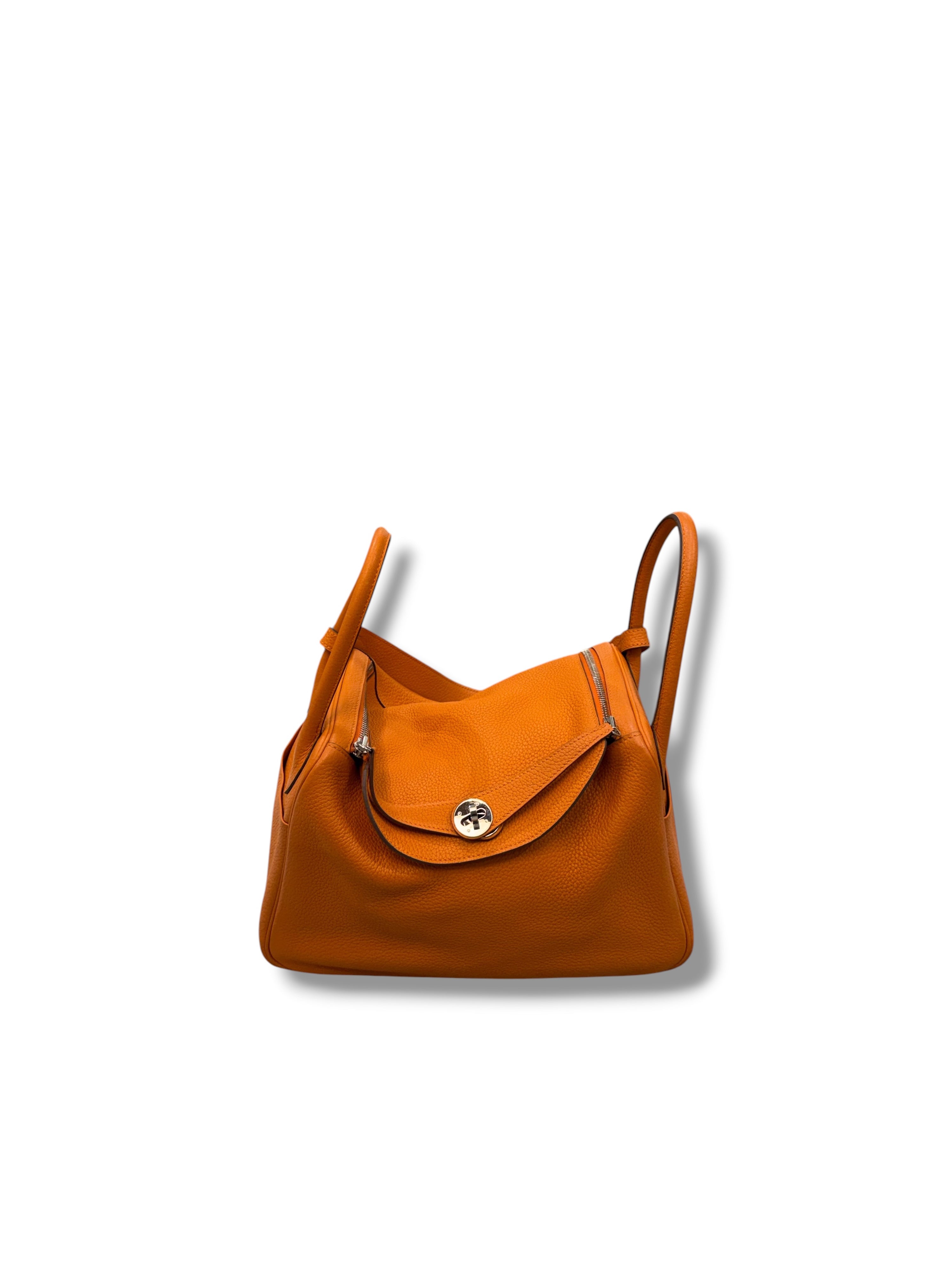 Hermès - Sac Lindy 30 Orange PHW