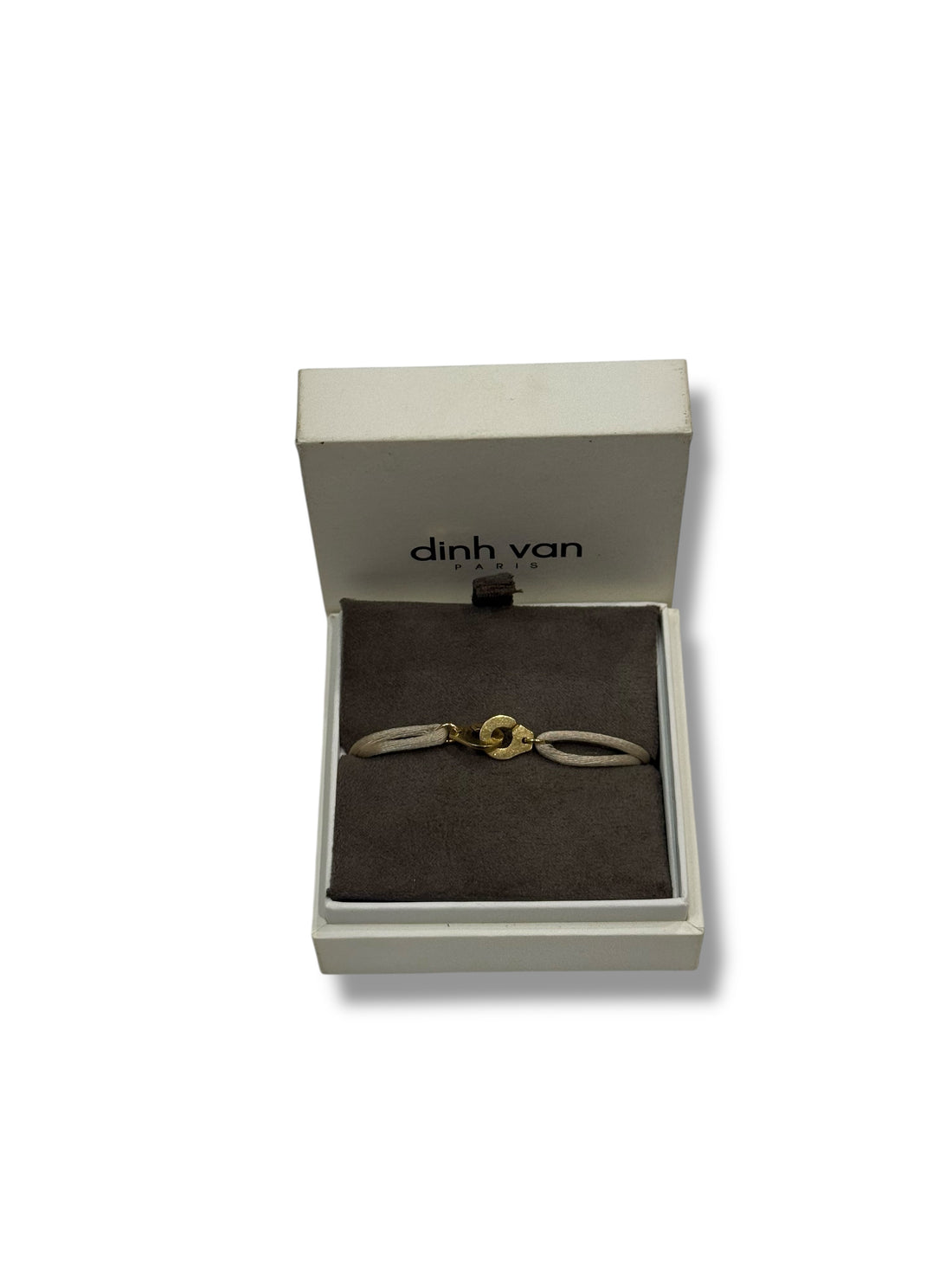 Dinh van - Bracelet menotte R8 or jaune