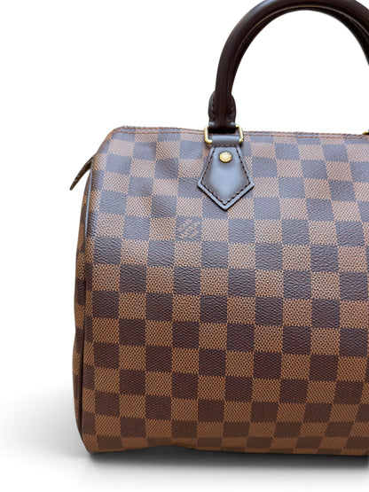 Louis Vuitton - Sac Speedy 30 Damier Ébène