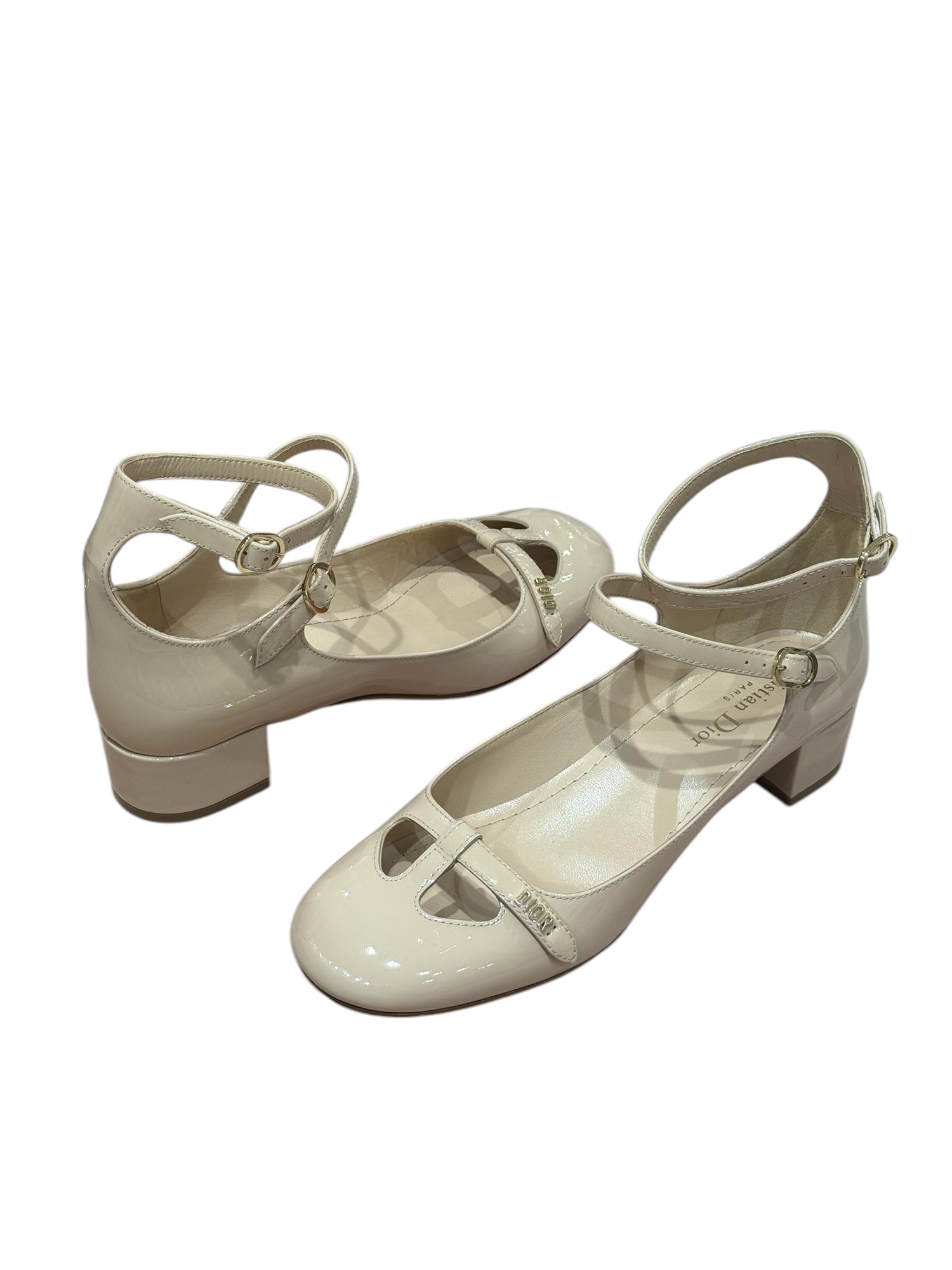 Dior - Ballerinas Mary-Jane Lack nude T36,5