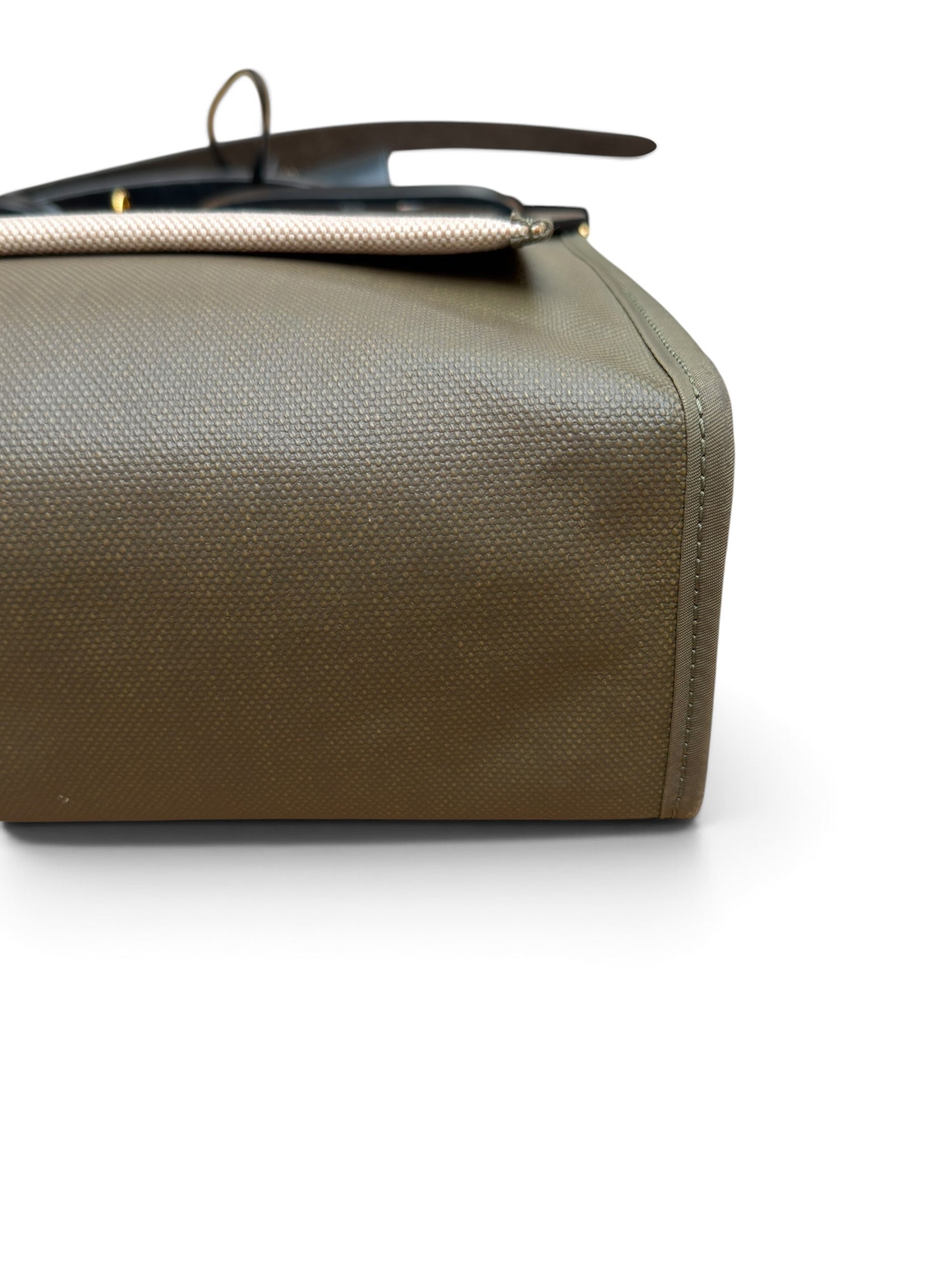 Hermès - Sac Herbag 31 Kaki et Noir