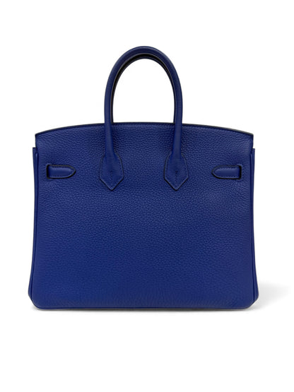 Hermès - Sac Birkin 25 bleu électrique