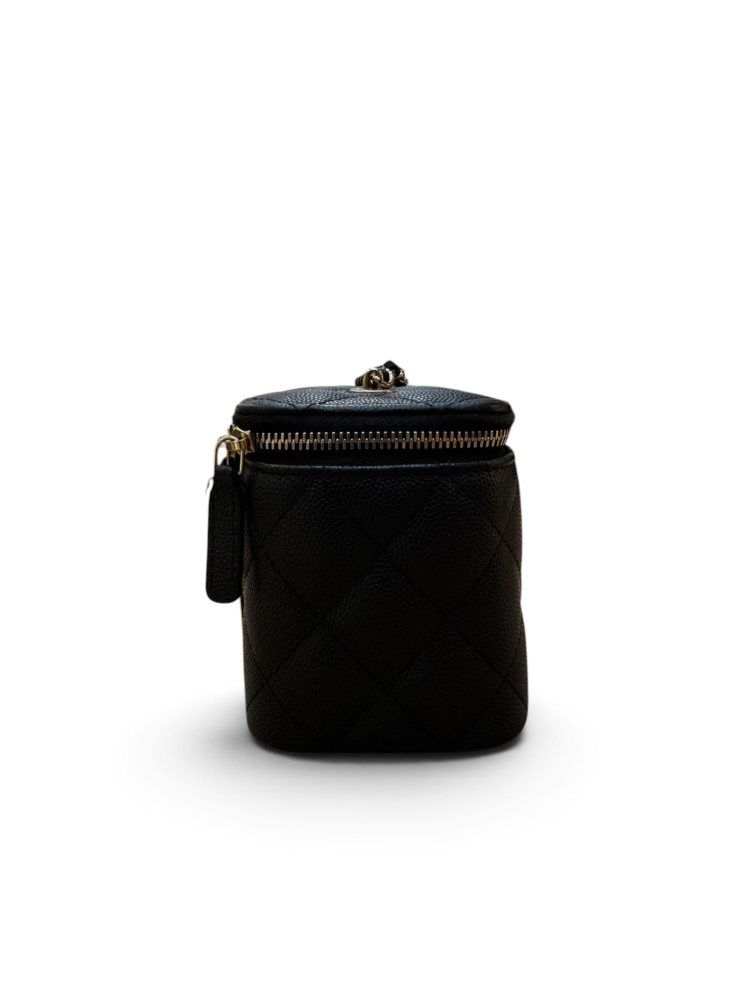 Chanel - Mini Vanity noir cuir caviar