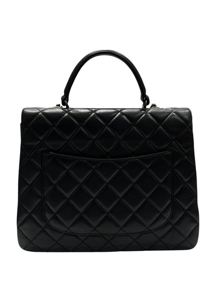 Chanel - sac maxi trendy cuir agneau noir
