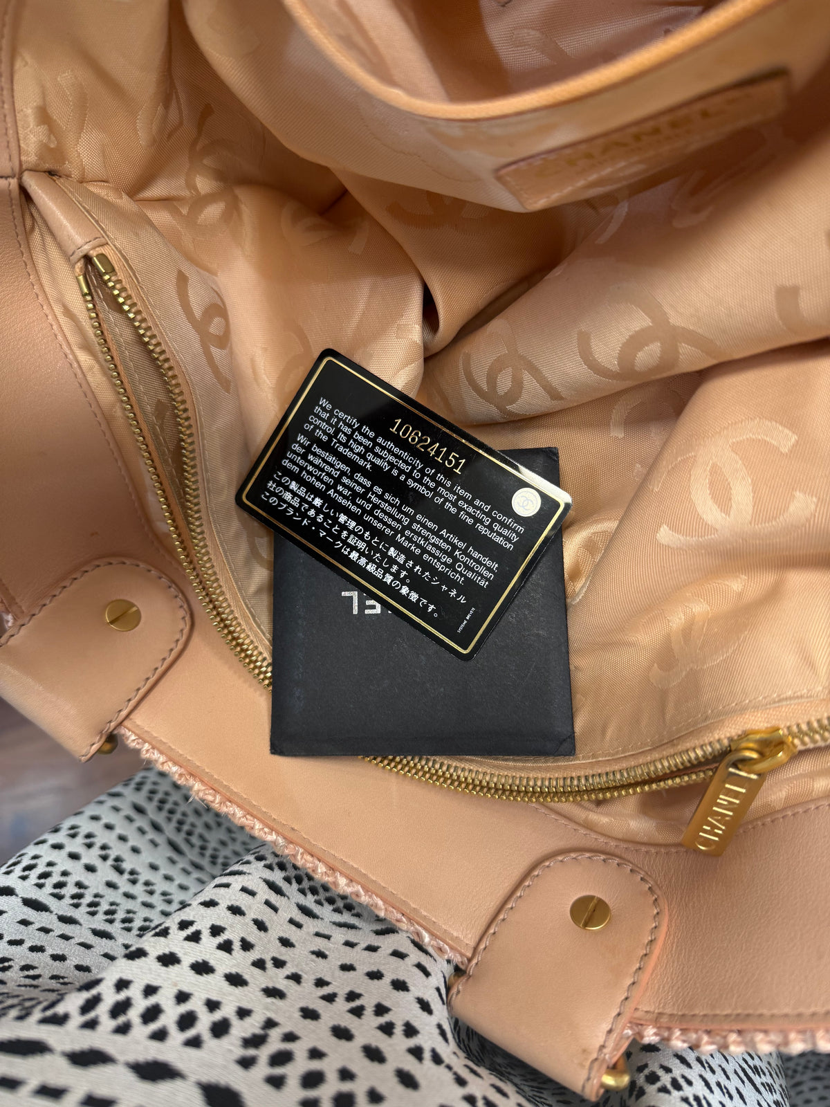 Chanel - Korbtasche rosa Weide