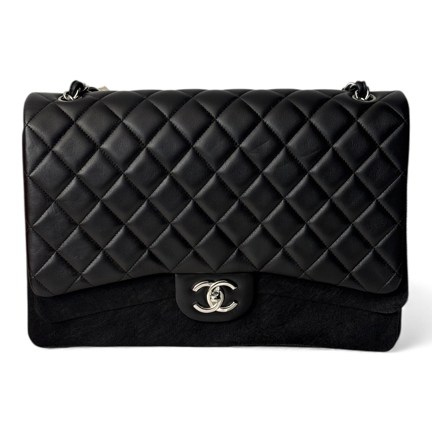 Chanel - Sac 11.12 Maxi en cuir d’agneau