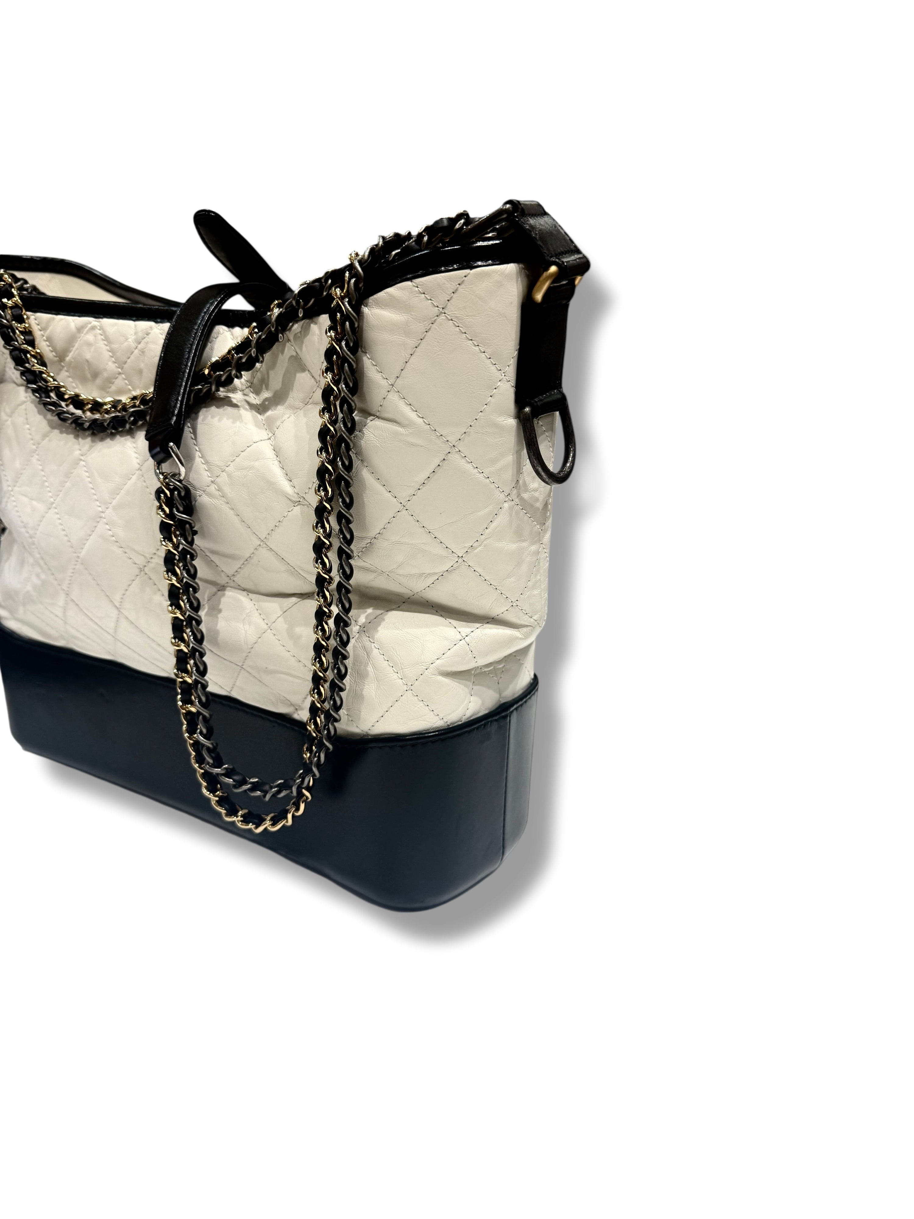 Chanel - Sac Gabrielle Noir &amp; Blanc GM