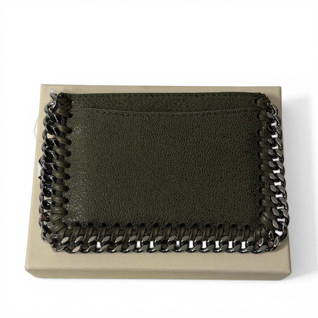 Stella McCartney Porte Cartes Falabella Kaki | Les Folies d’Eugénie