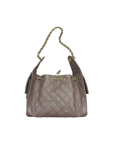 Chanel - Sac modèle 25 small marron