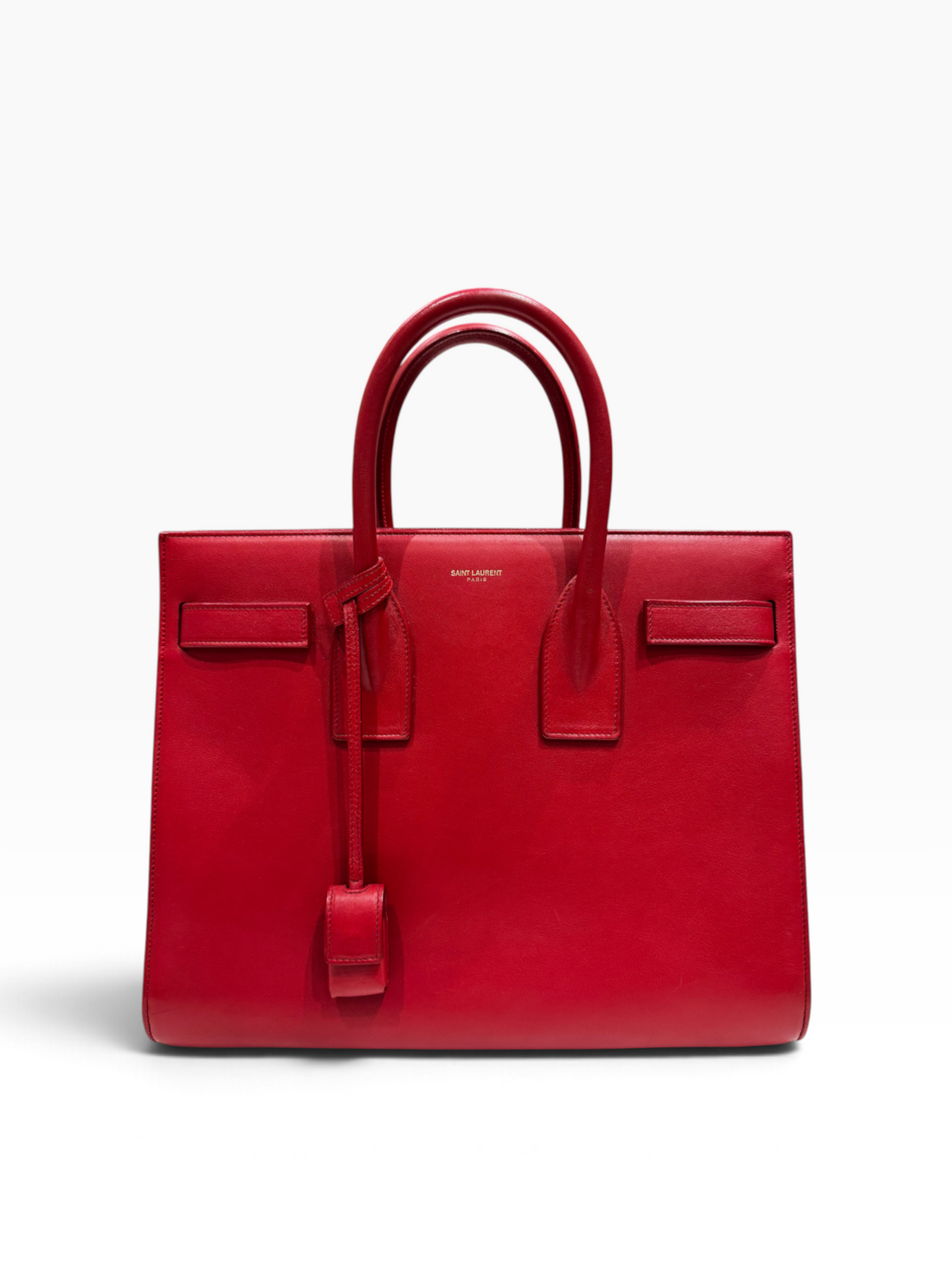 Saint Laurent - Sac de jour small rouge