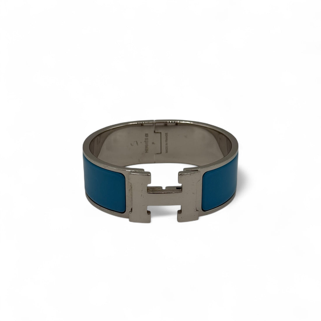 Hermès - Bracelet Clic Clac H bleu