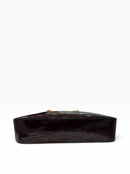 Louis Vuitton - Borsa Brentwood in pelle Monogram Vernis color amaranto