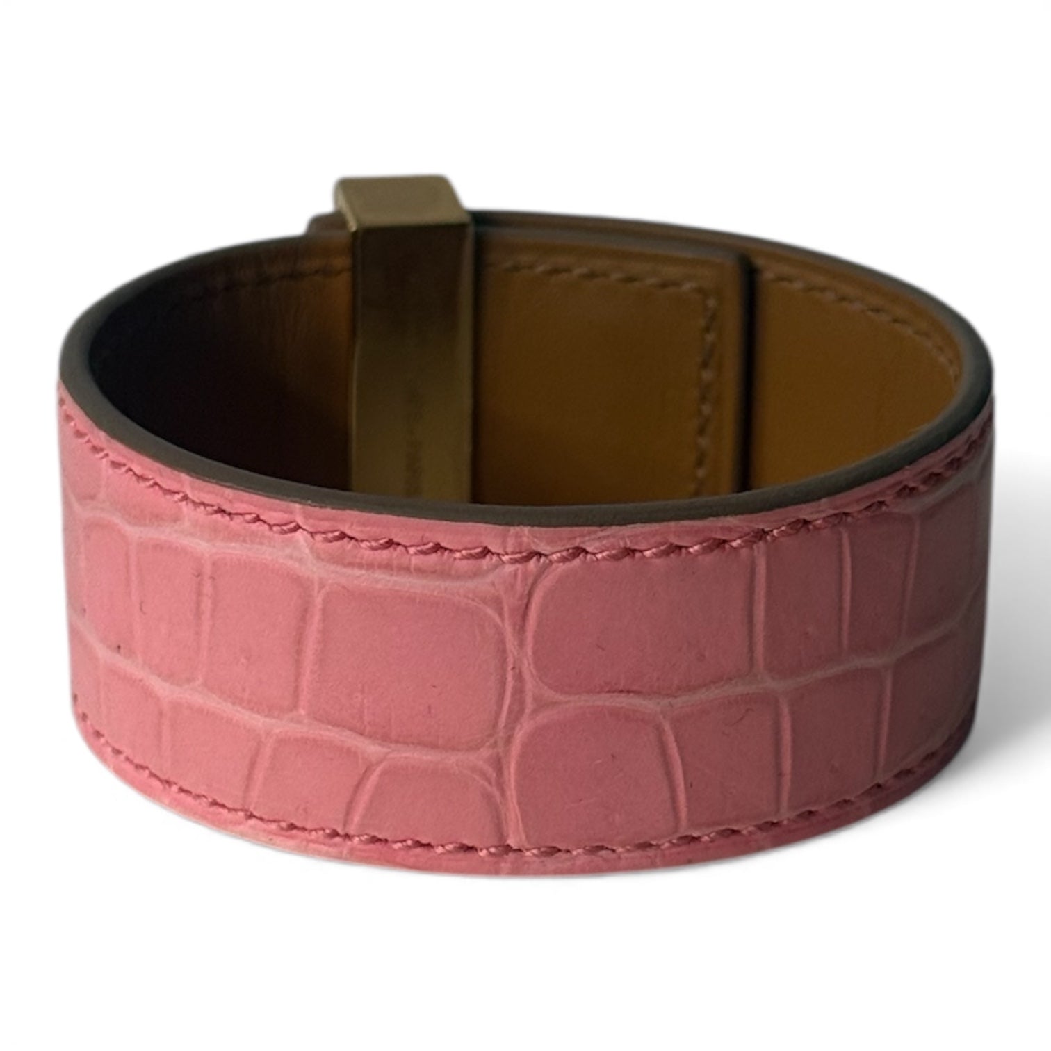 Hermès - Bracelet collier de chien en alligator