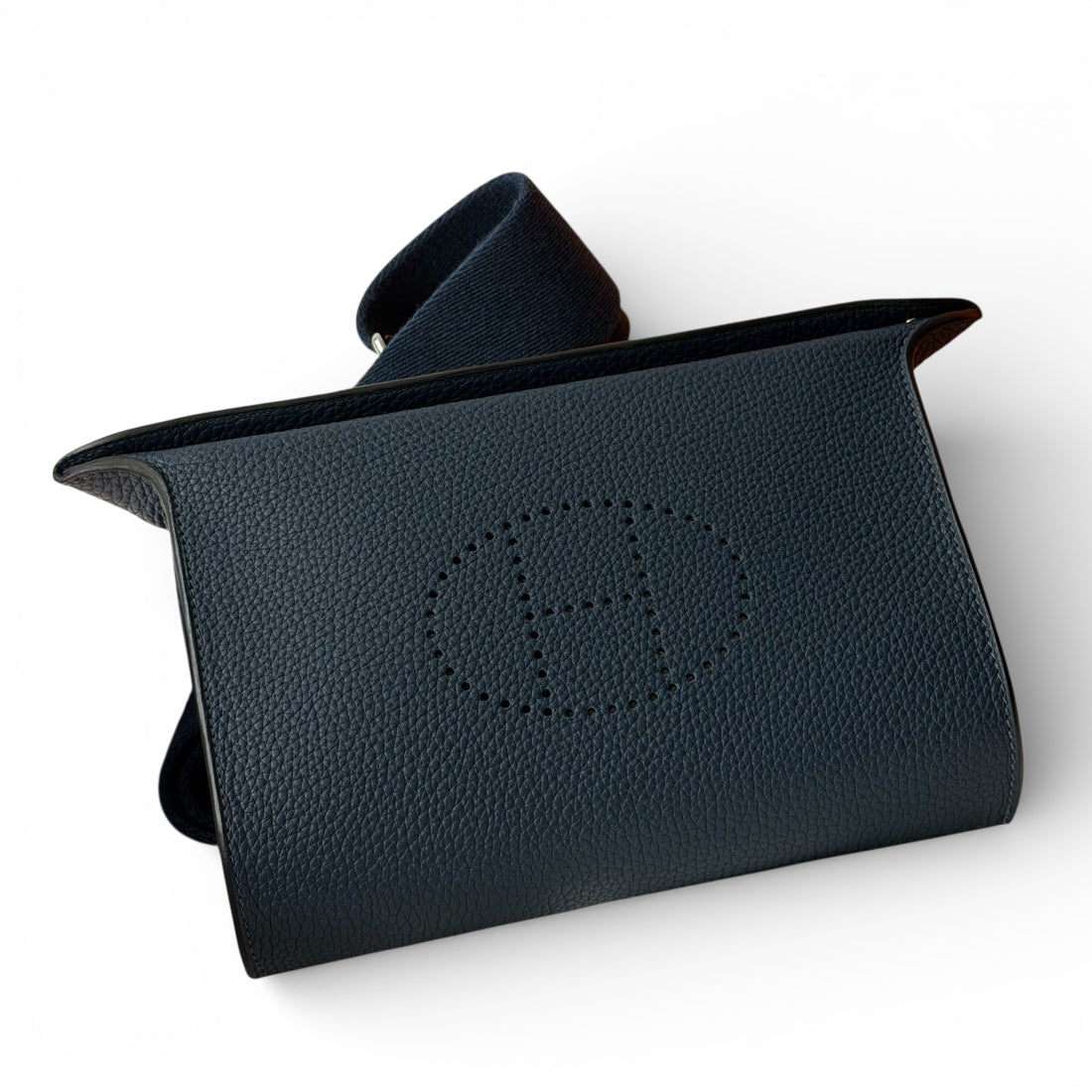 Hermès - Sac Videpoches bleu marine