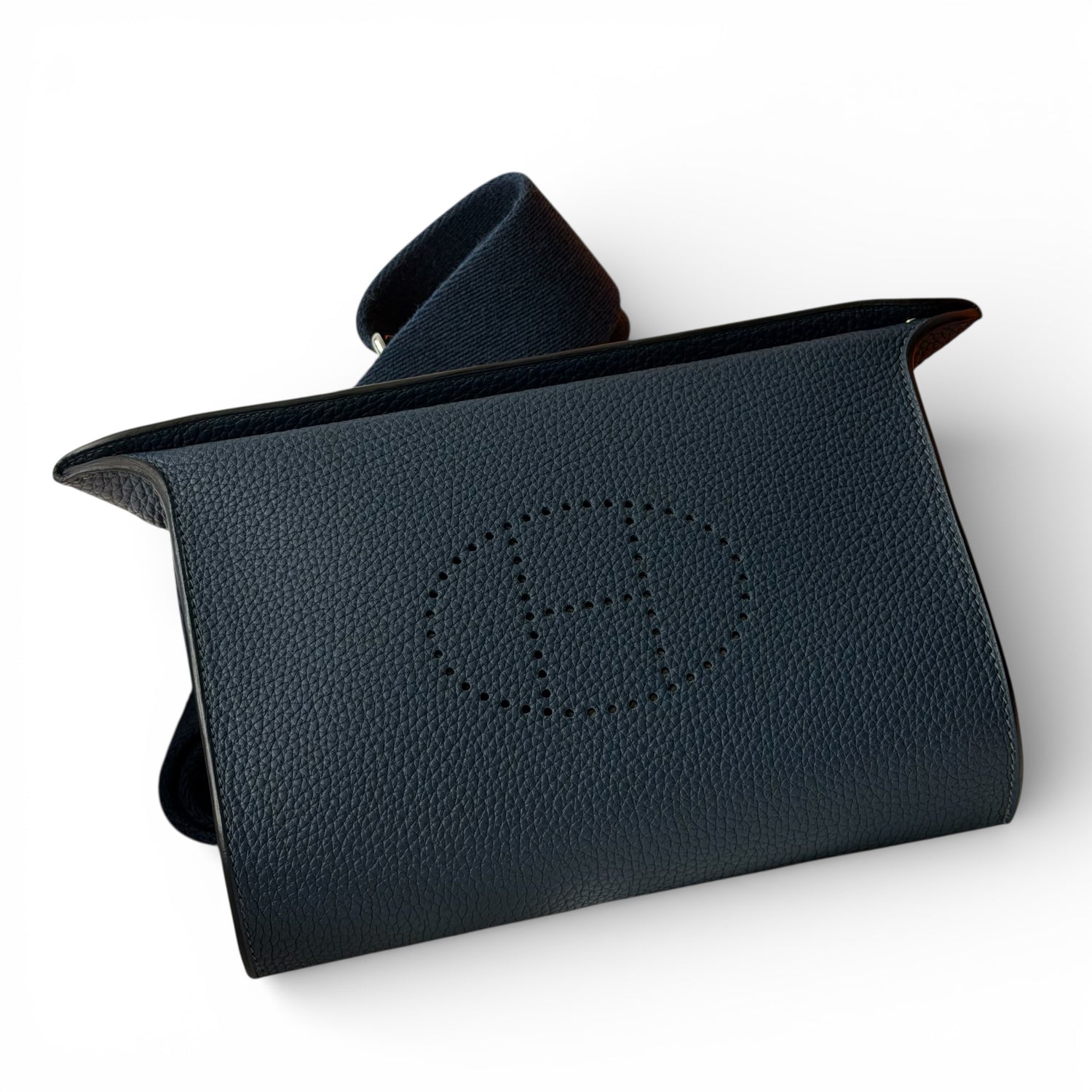 Hermès - Sac Videpoches bleu marine