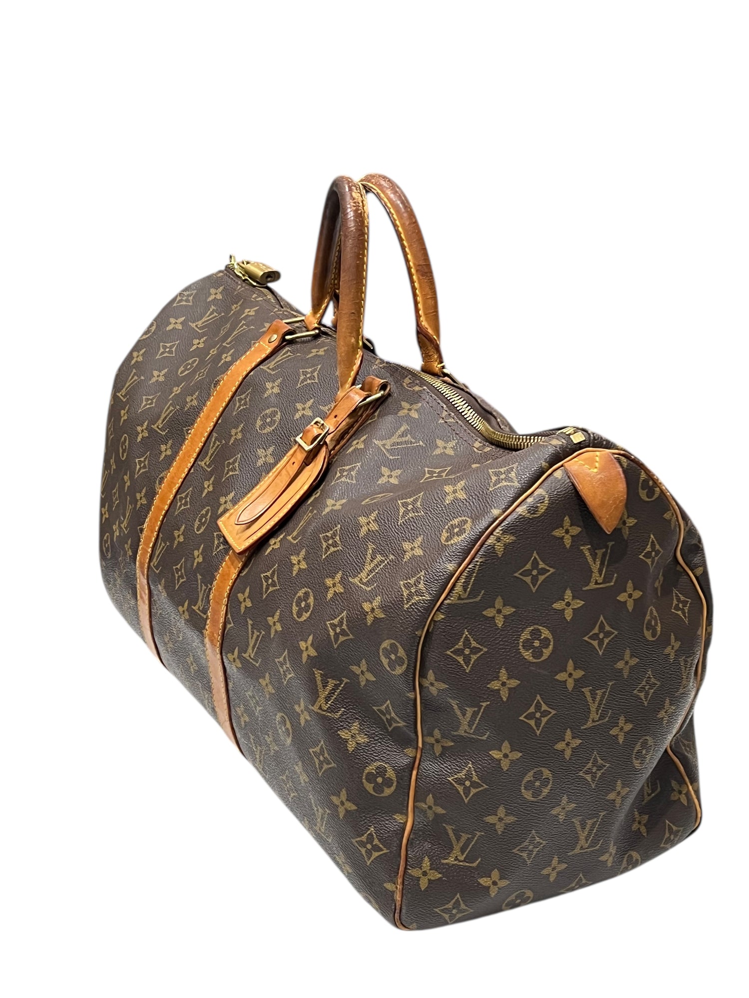 Louis Vuitton - sac keepall 50 vintage toile monogramme