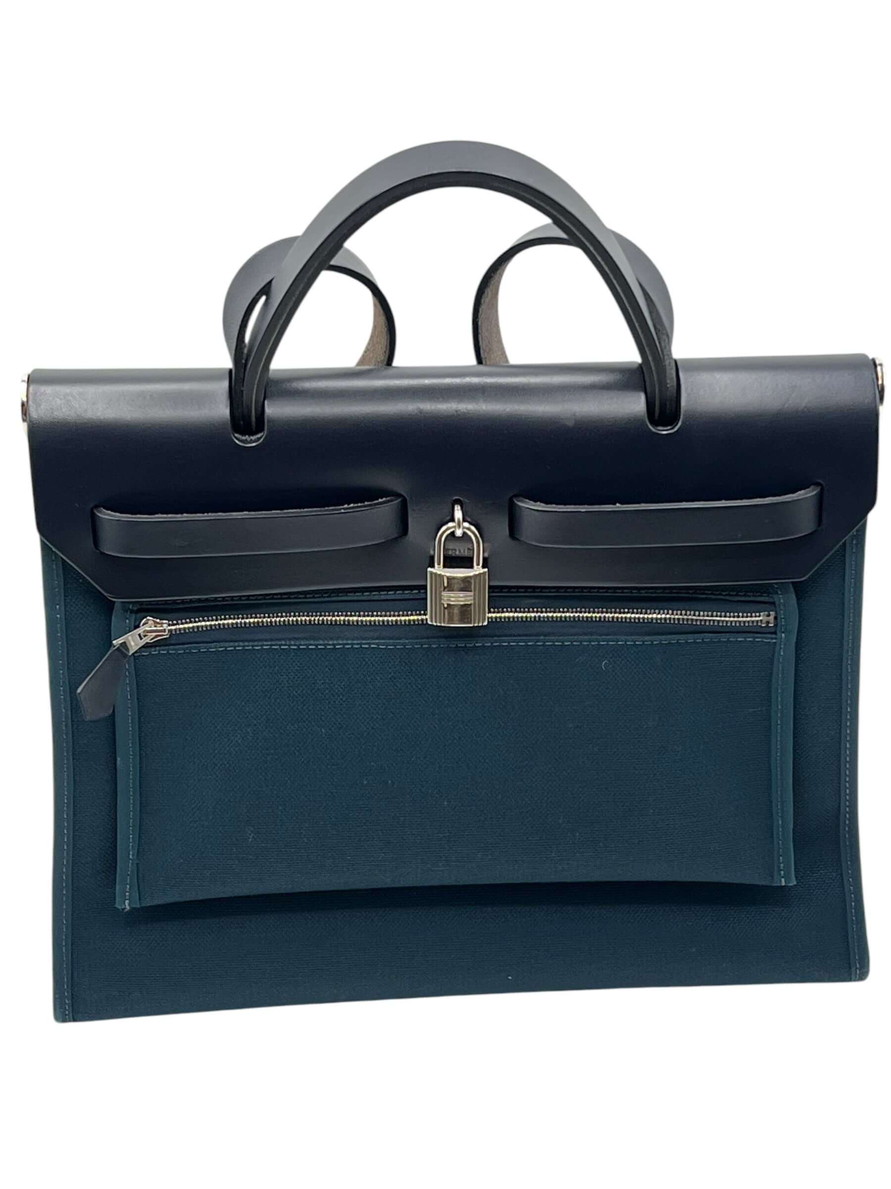 Hermès - Sac Herbag 31 bleu océan et bleu indigo