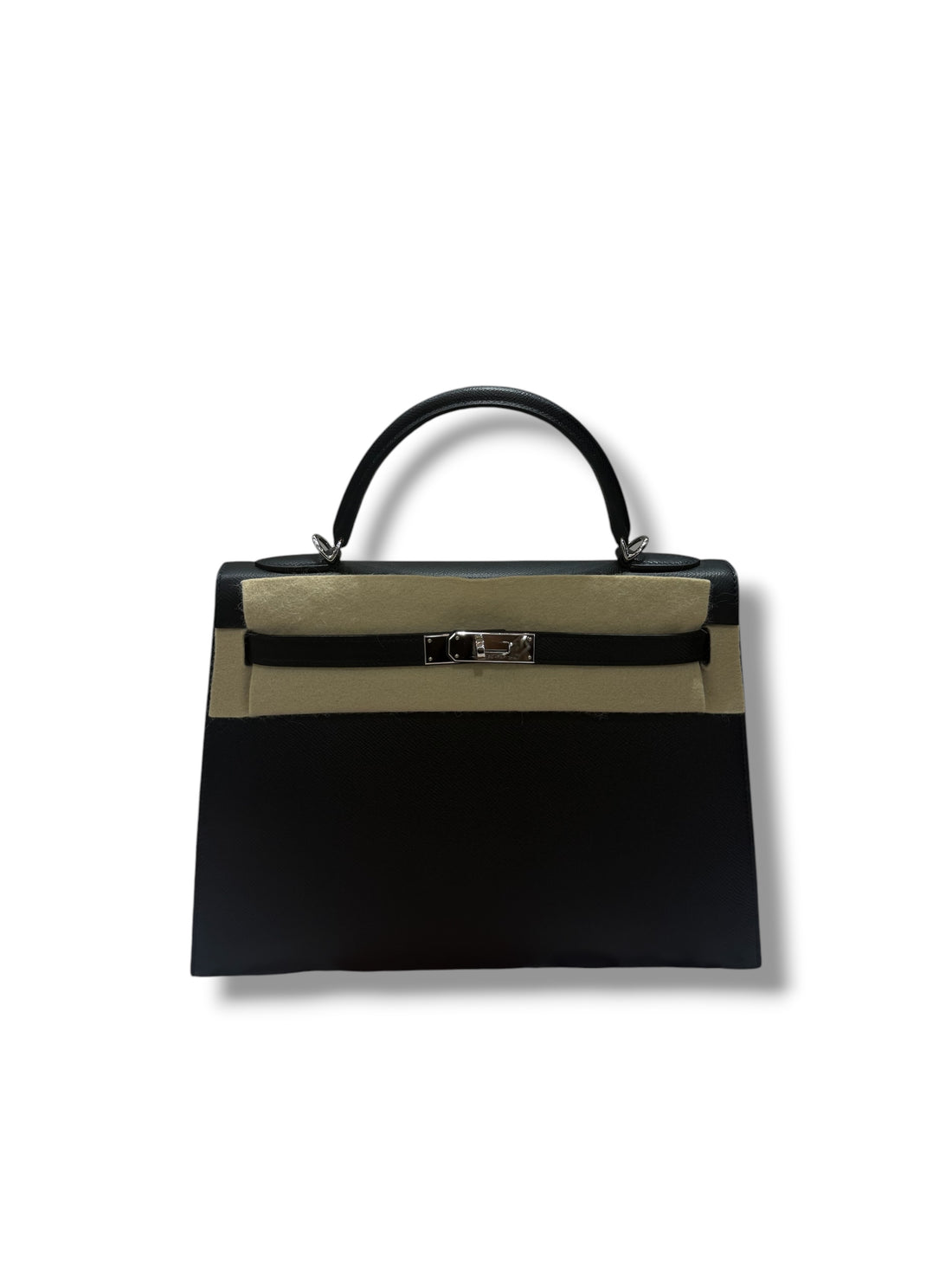 Hermès - Sac Kelly II sellier 32 epsom Noir