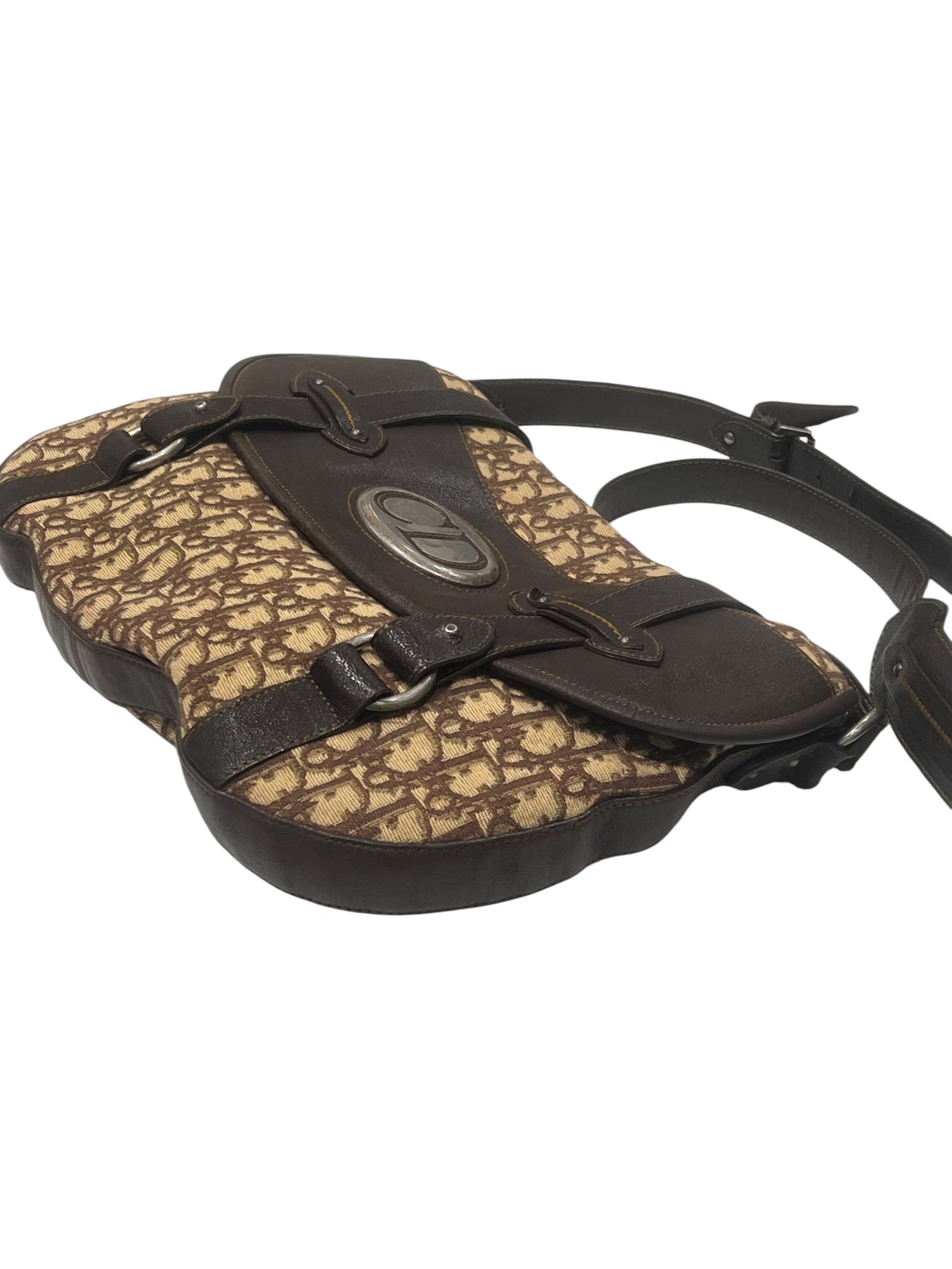 Christian Dior - besace trotter toile oblique