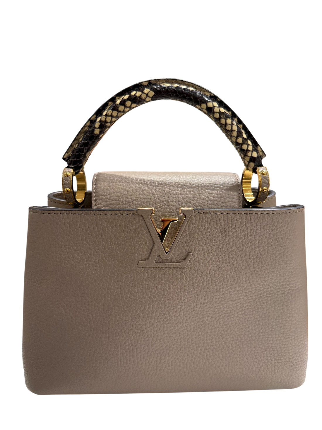 Louis Vuitton - Sac Capucines Bb Python Et Cuir | Les Folies d&