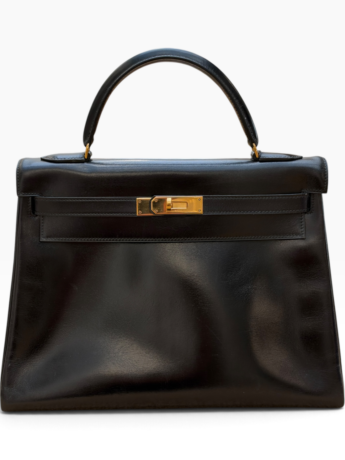 Hermès - Sac Kelly 32 vintage box retourner