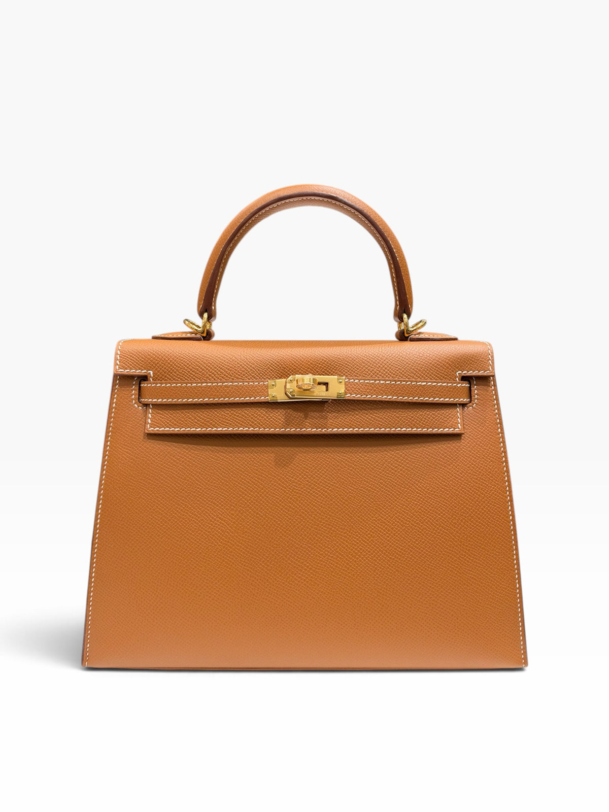 Hermès - Kelly II Sellier 25 in Epsom gold GHW