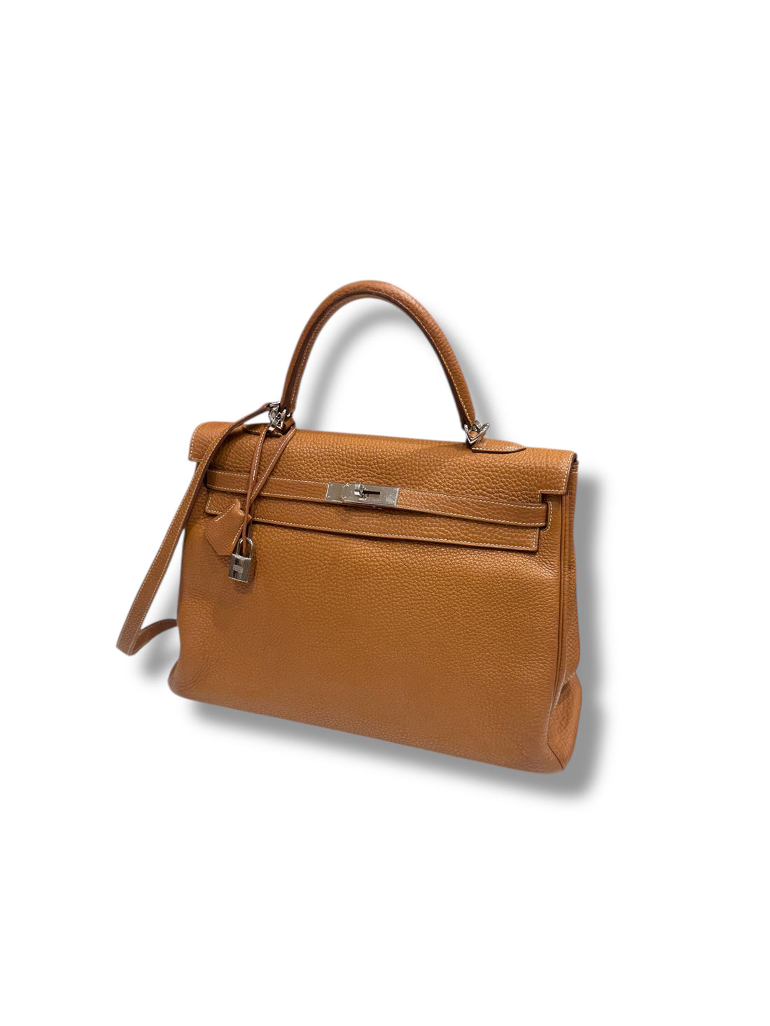 Hermès - Sac Kelly 35 Gold PHW