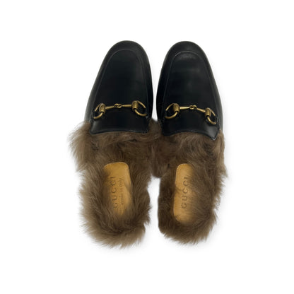 Gucci - Miles Princetown Cuir Et Fourrure T39 | Les Folies d&