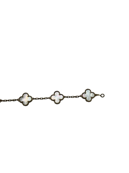 Van Cleef - Bracelet Vintage Alhambra 5 motifs Nacre